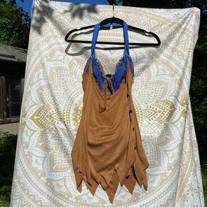 Velvet Mini Dress Costume